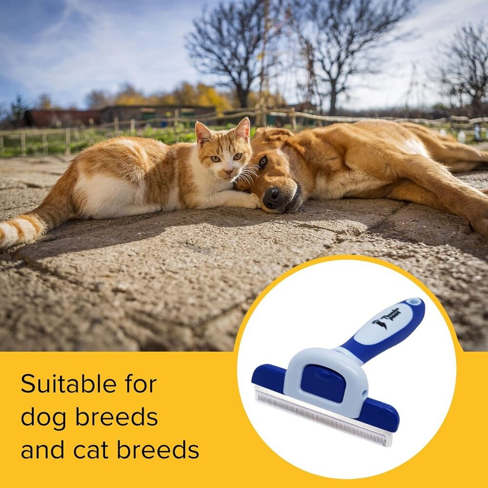 Best Professional De-Shedding Tool and Pet Grooming Brush, D-Shedz for Breeds of - Picture 5 of 9